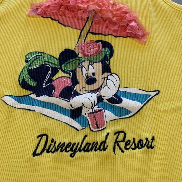 Girls Tank Tops Bundle. Size 10. Yellow & Orange. Tommy Hilfiger/Disney - Picture 6 of 7